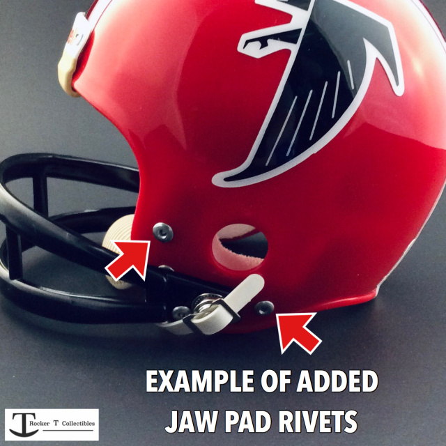 Rocker T Custom Jaw Pad Area Rivets Package