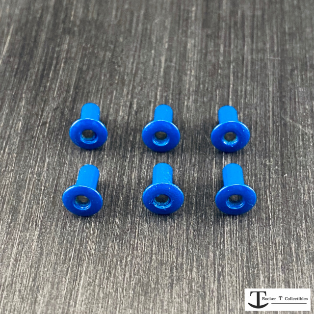 Rocker T Custom Royal Blue Jaw Pad Area Rivets Package