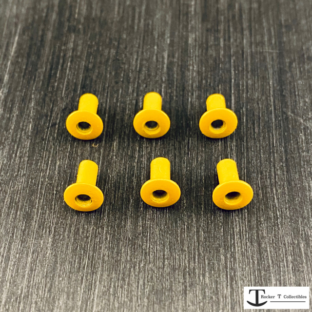 Rocker T Custom Yellow Jaw Pad Area Rivets Package