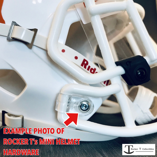 Rocker T Custom Riddell-Style Quick Release Kit Facemask Clip Hardware