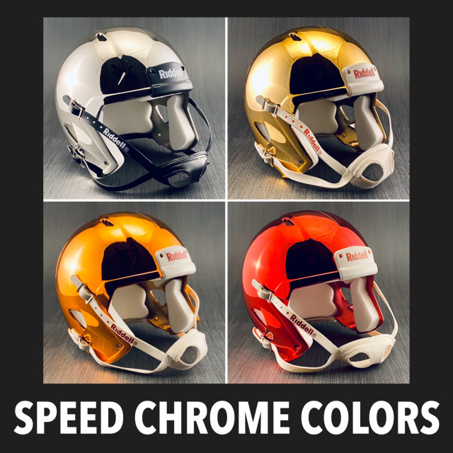 Riddell Speed Chrome Colors Mini Helmet Shells