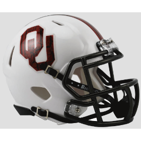 Riddell Oklahoma Sooners Bring the Wood White Revo Speed Mini Helmet
