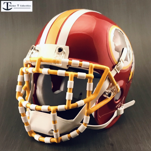 "Royal" "Bright" red facemask for speed football mini helmet 
