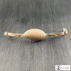 Rocker T Custom Throwback 60's Era Mini Helmet Chinstrap(Beige)