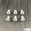 Rocker T Custom White Jaw Pad Area Rivets Package