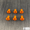 Rocker T Custom Orange Jaw Pad Area Rivets Package